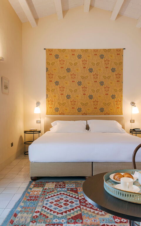 Domus Olivae: chambre à coucher, Salle de bain