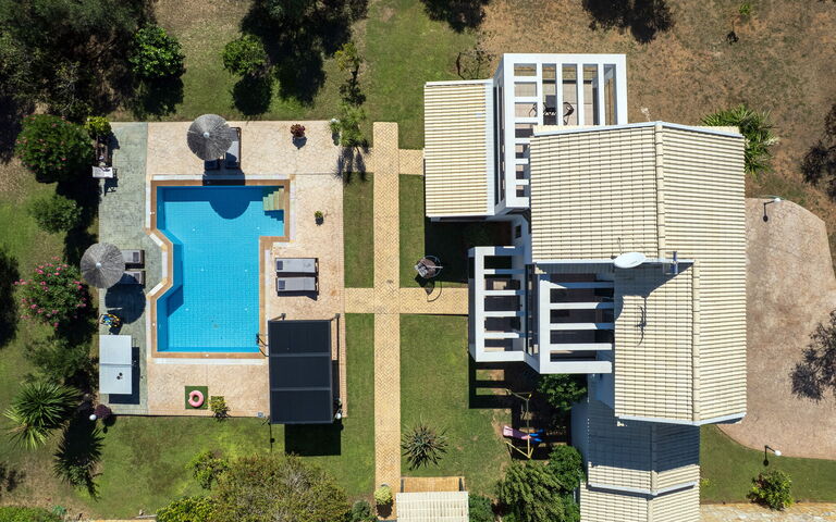 Villa Carreta: bassin, Jardin, Vues