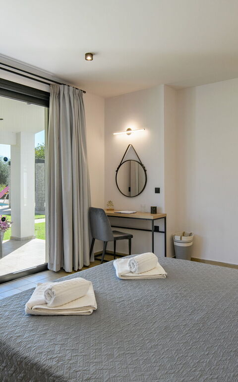 Villa Melitti: chambre à coucher