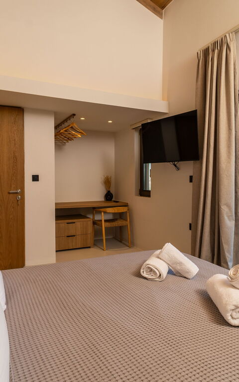 Lofos Horizon Villa: chambre à coucher