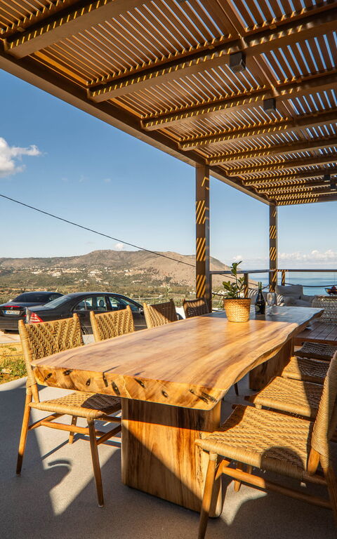 Lofos Horizon Villa: Balcon / Terrasse / Patio, Extérieur, Extérieurs