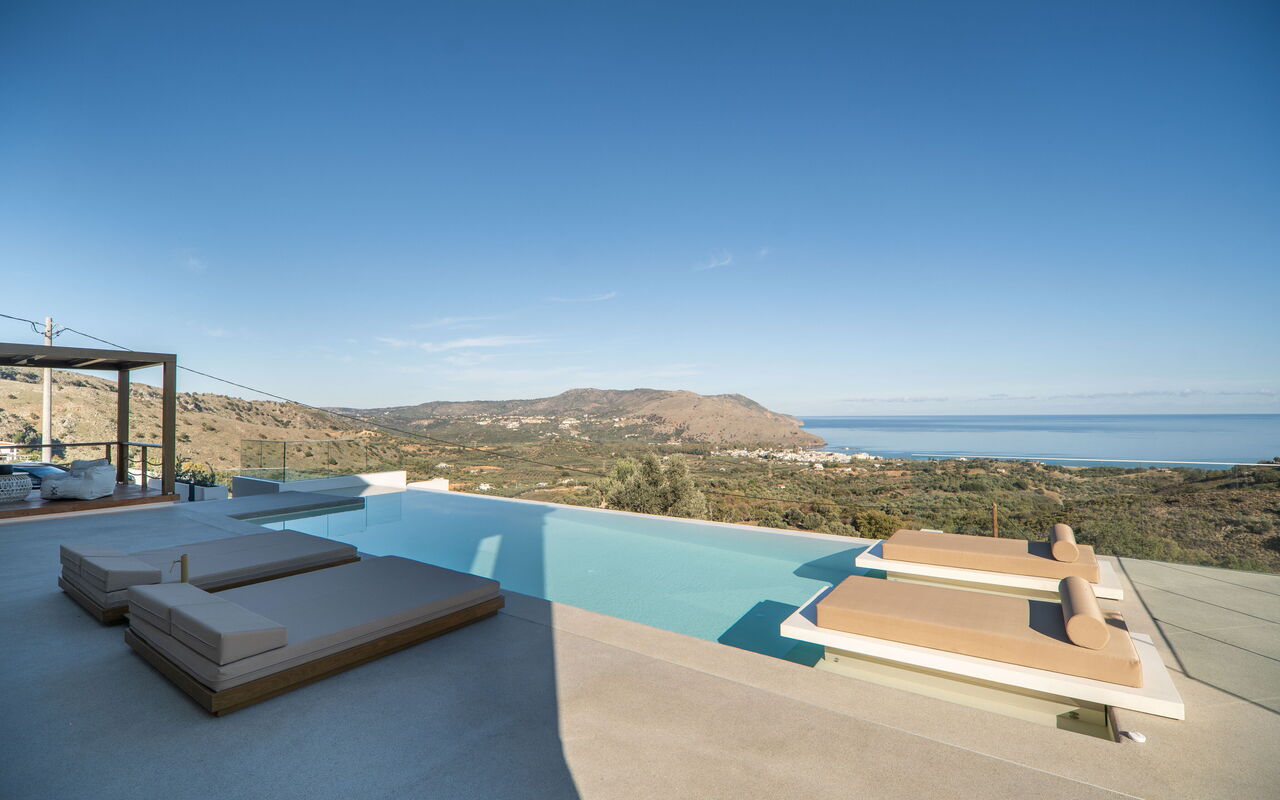 Lofos Horizon Villa: bassin, Extérieur, Extérieurs