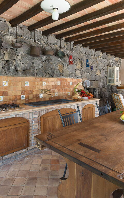 Villa Saracina: Cuisine, Salle à manger