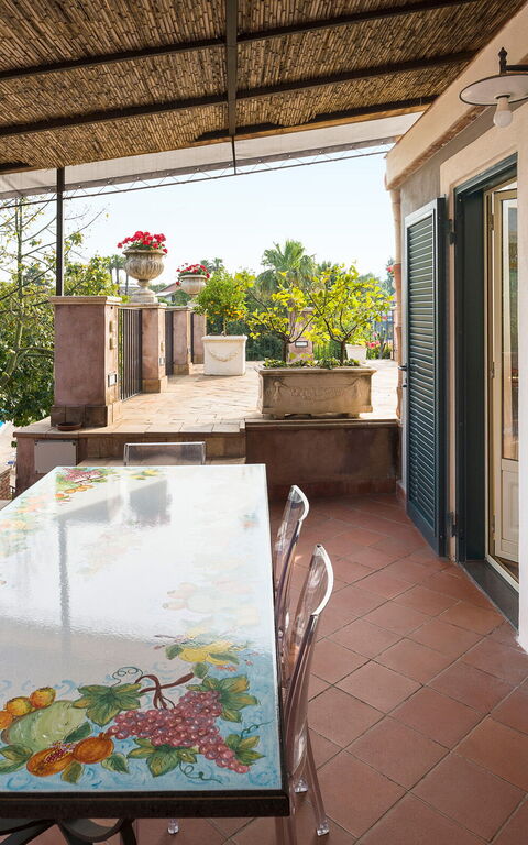 Villa Saracina: Balcon / Terrasse / Patio