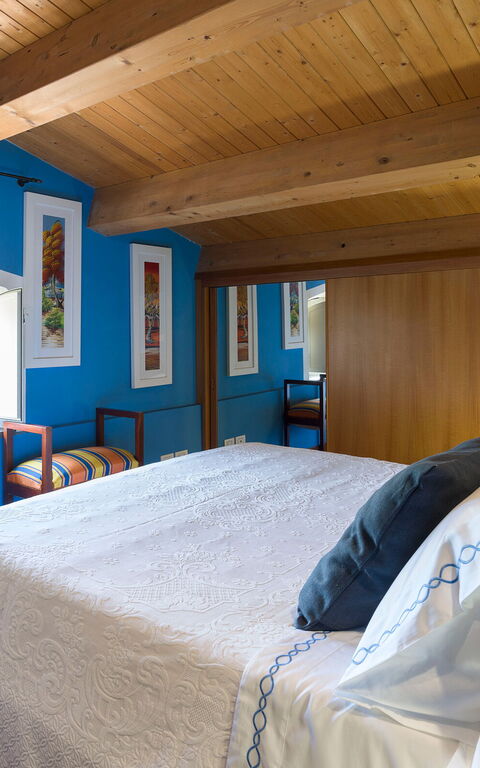 Villa Saracina: chambre à coucher