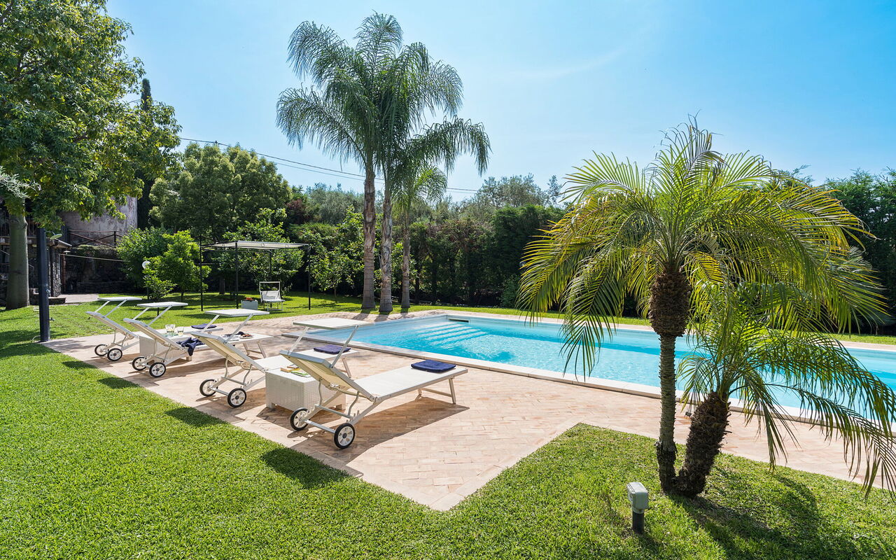 Villa Saracina: bassin, Extérieur, Extérieurs, Jardin