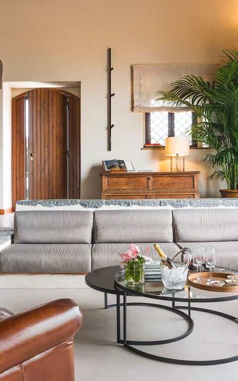 Villa Continella: Salon