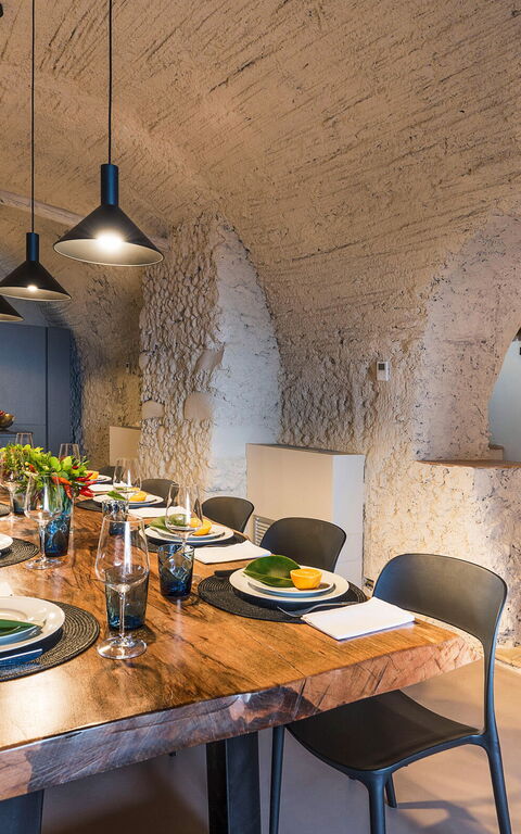 Villa Continella: Cuisine, Salle à manger