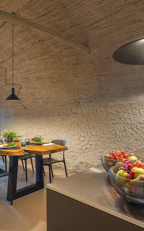 Villa Continella: Cuisine, Salle à manger