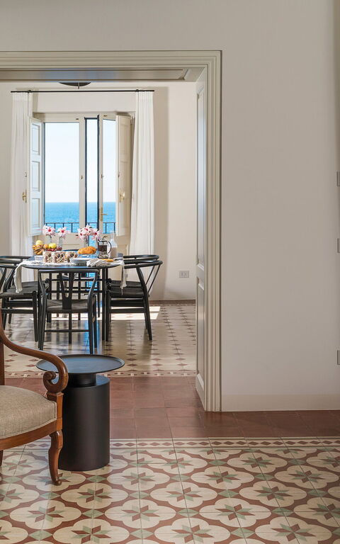 Villa Continella: Salon