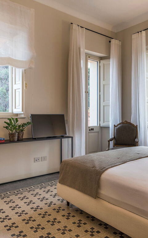 Villa Continella: chambre à coucher