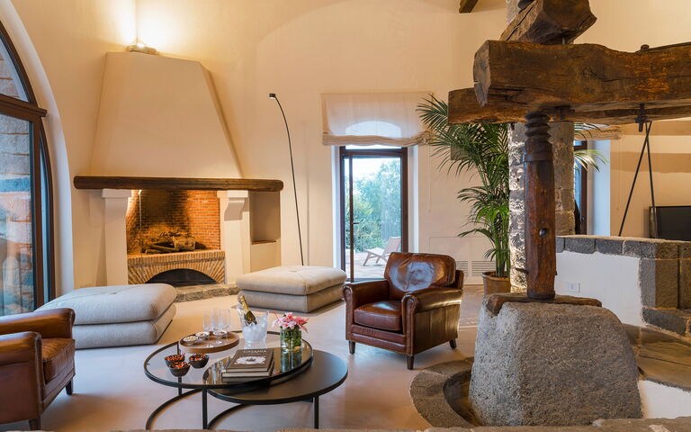 Villa Continella: Salon