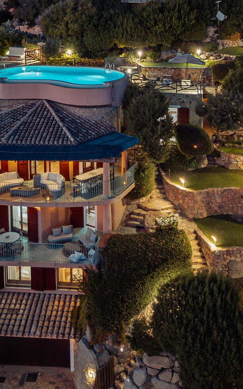 Villa Atlantide: bassin, Jardin, Vues