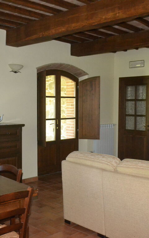 Podere Peteglia: Salle à manger, Salon