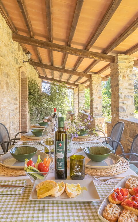 Podere Peteglia: Balcon / Terrasse / Patio, Extérieur, Extérieurs