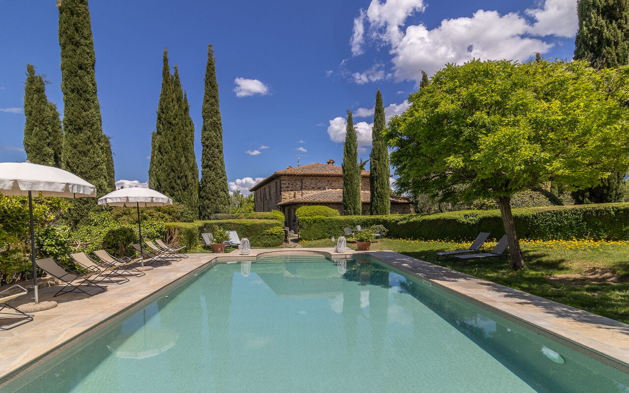 Podere Peteglia: bassin, Extérieur, Extérieurs, Jardin