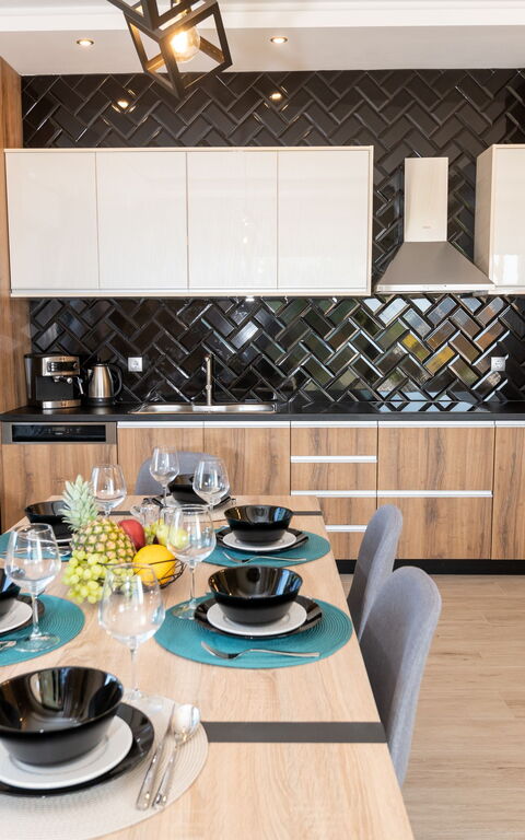 Villa Olympia: Cuisine, Salle à manger