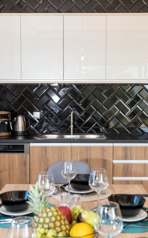 Villa Olympia: Cuisine, Salle à manger