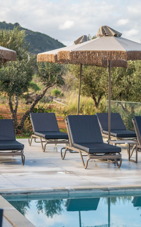 Villa Vasilissa: bassin, Extérieur, Extérieurs