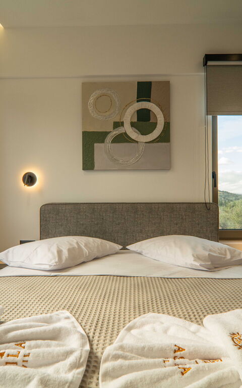 Villa Vasilissa: chambre à coucher