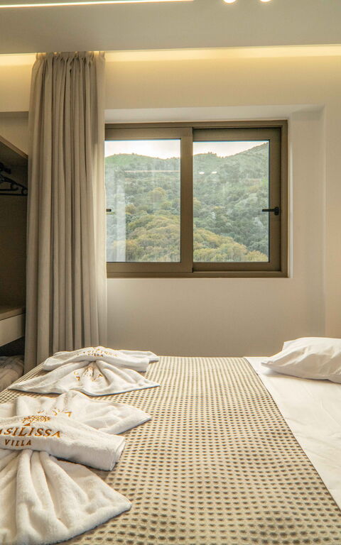 Villa Vasilissa: chambre à coucher