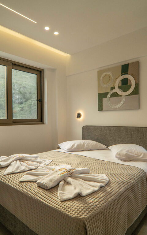 Villa Vasilissa: chambre à coucher