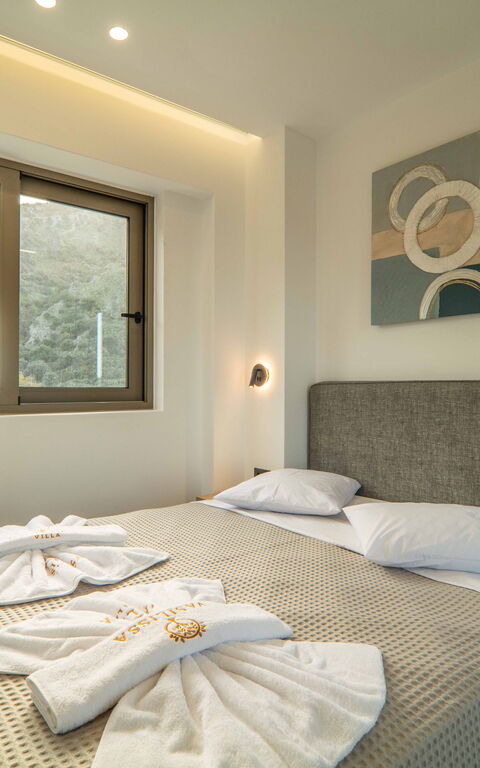 Villa Vasilissa: chambre à coucher