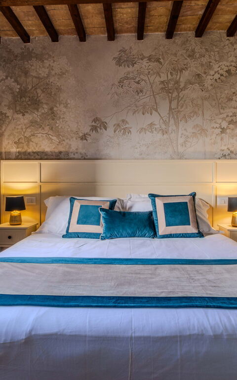 Tenuta Poggio Guiano: chambre à coucher