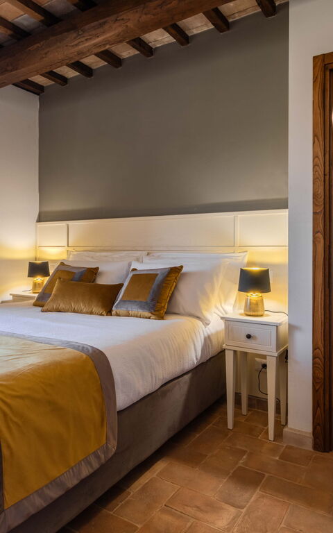 Tenuta Poggio Guiano: chambre à coucher