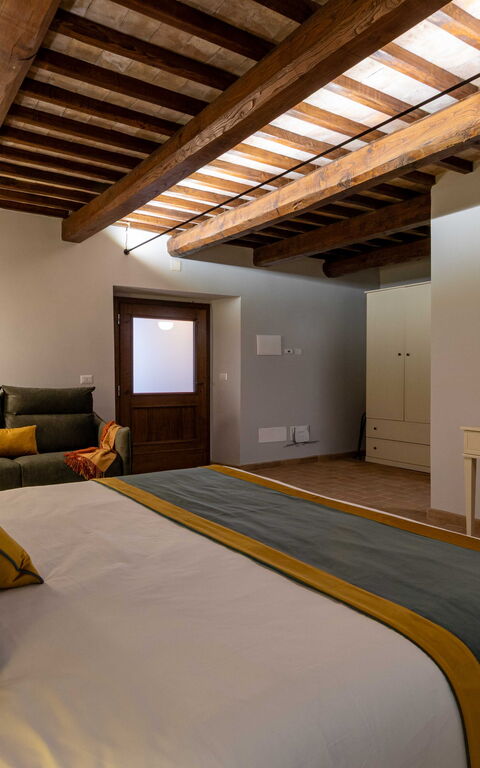 Tenuta Poggio Guiano: chambre à coucher