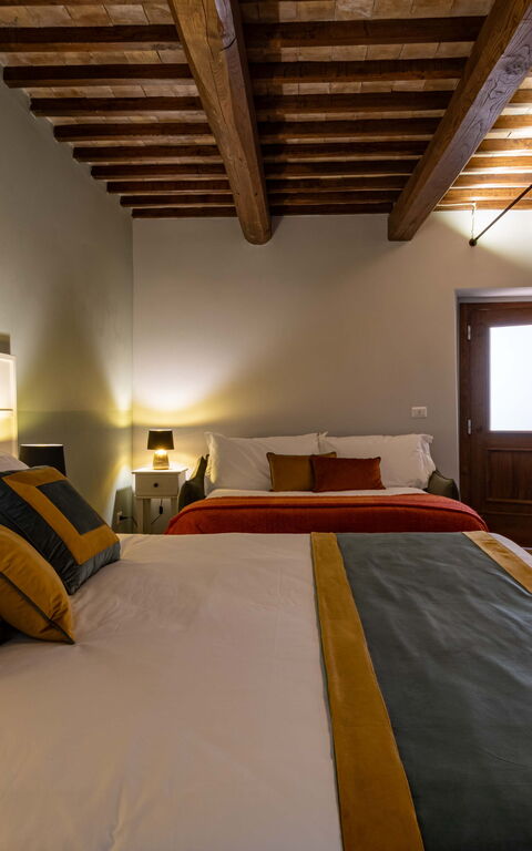 Tenuta Poggio Guiano: chambre à coucher