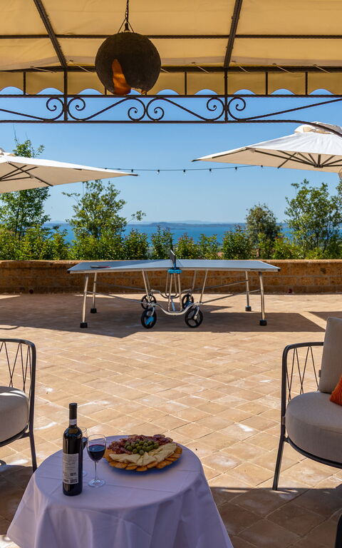 Tenuta Poggio Guiano: Balcon / Terrasse / Patio, Extérieur, Extérieurs, Vues