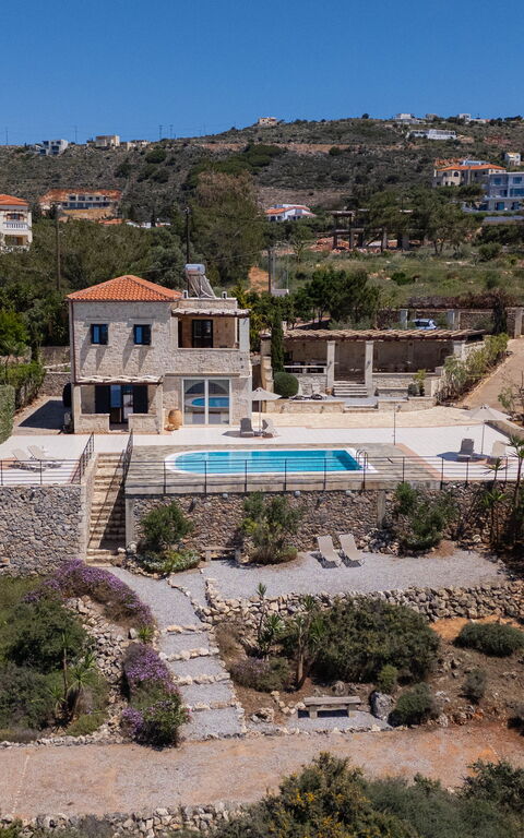 Villa Pi: bassin, Vues