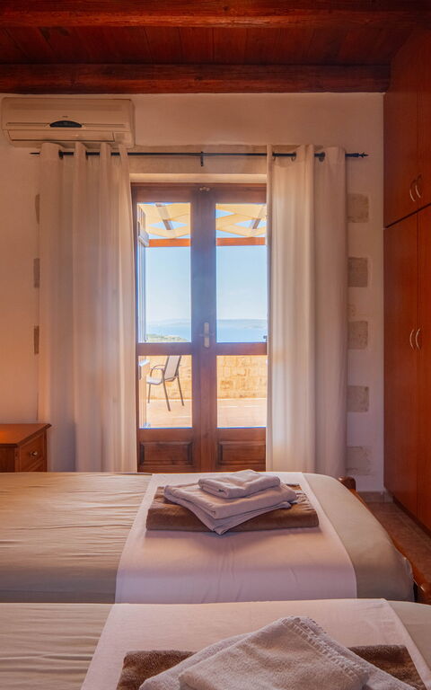 Villa Pi: chambre à coucher
