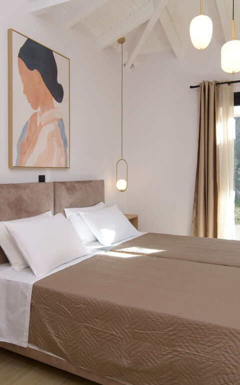 Villa Elais: chambre à coucher