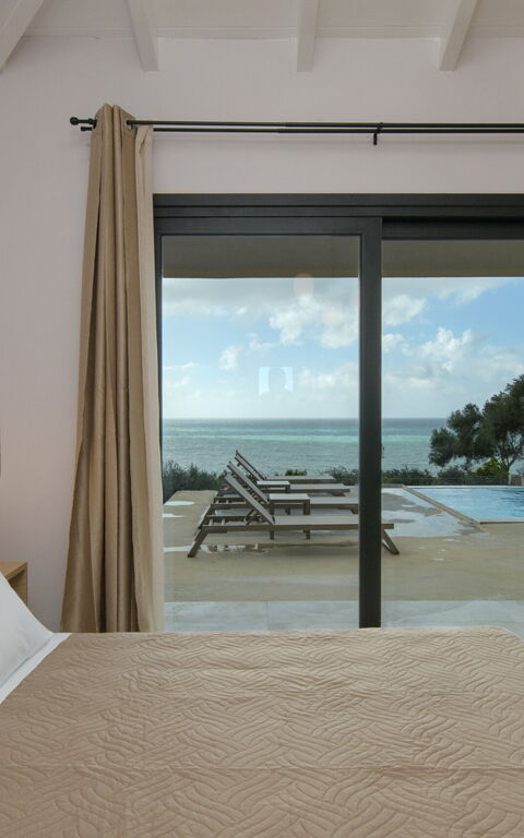 Villa Elais: chambre à coucher