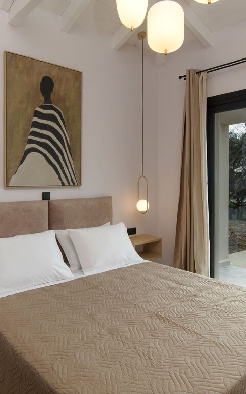 Villa Elais: chambre à coucher