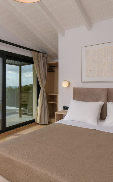 Villa Elais: chambre à coucher