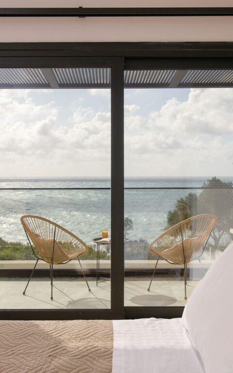 Villa Elais: chambre à coucher