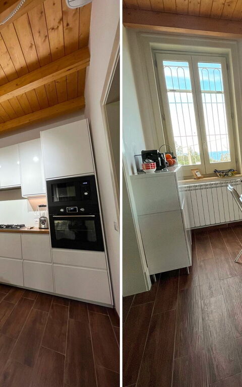 Le Driadi: Cuisine, Salle à manger