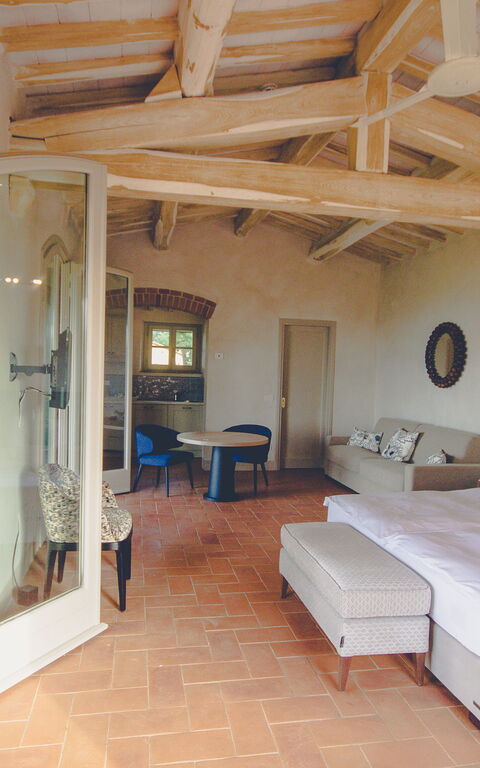 Villa Icario: chambre à coucher