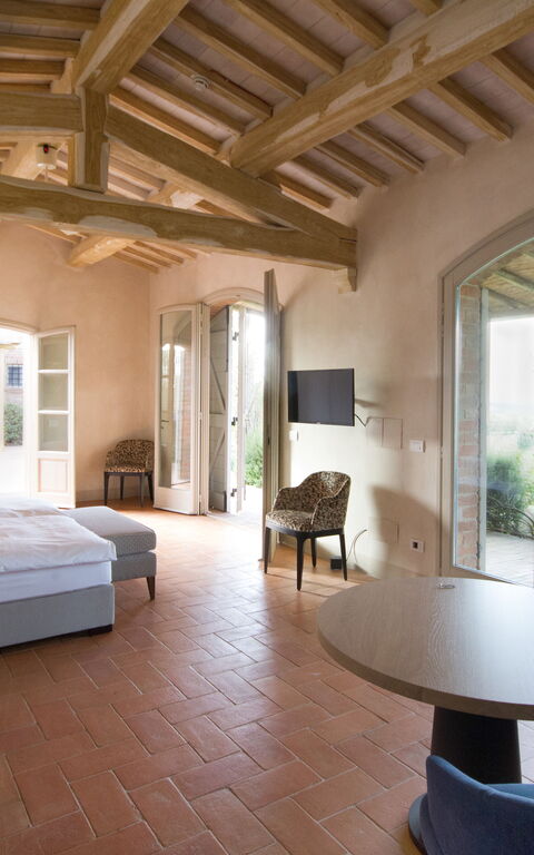 Villa Icario: chambre à coucher