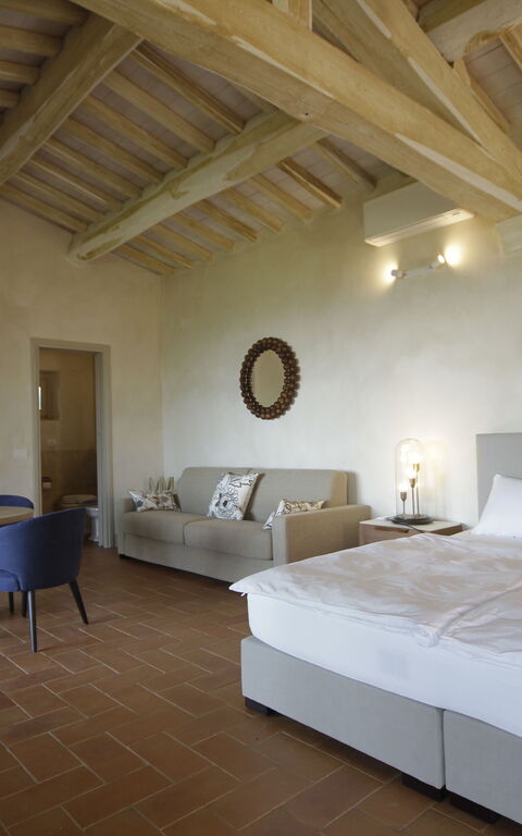 Villa Icario: chambre à coucher