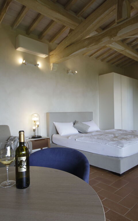 Villa Icario: chambre à coucher