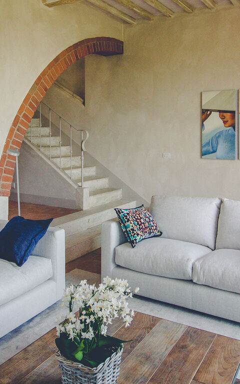 Villa Icario: Salon