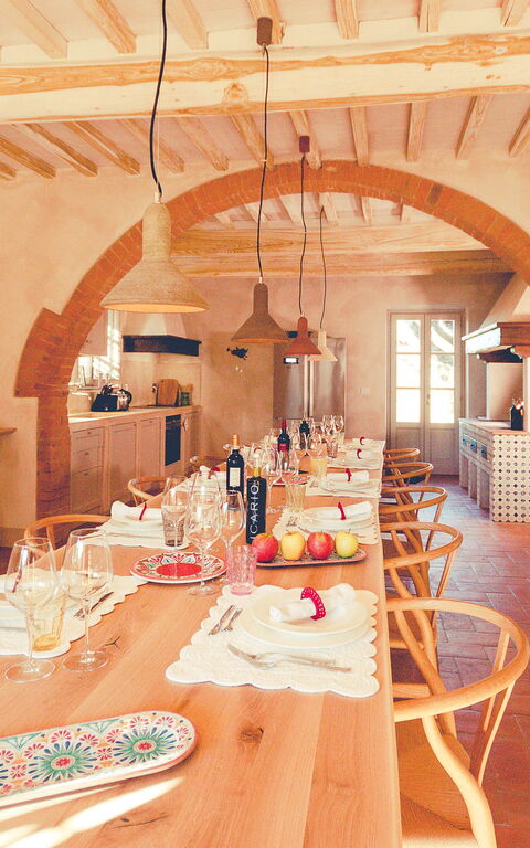 Villa Icario: Salle à manger