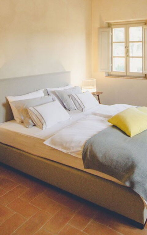 Villa Icario: chambre à coucher