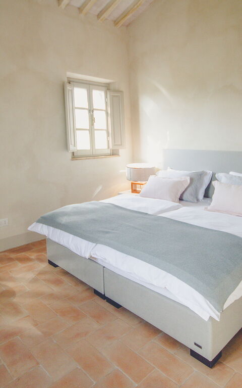 Villa Icario: chambre à coucher