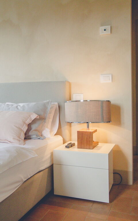 Villa Icario: chambre à coucher