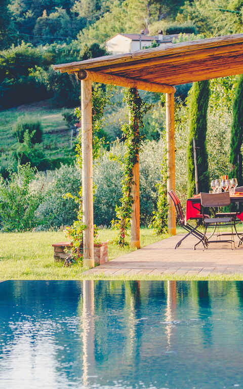 Villa Icario: Balcon / Terrasse / Patio, bassin